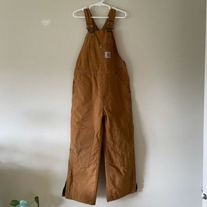 Carhartt boys lined overalls